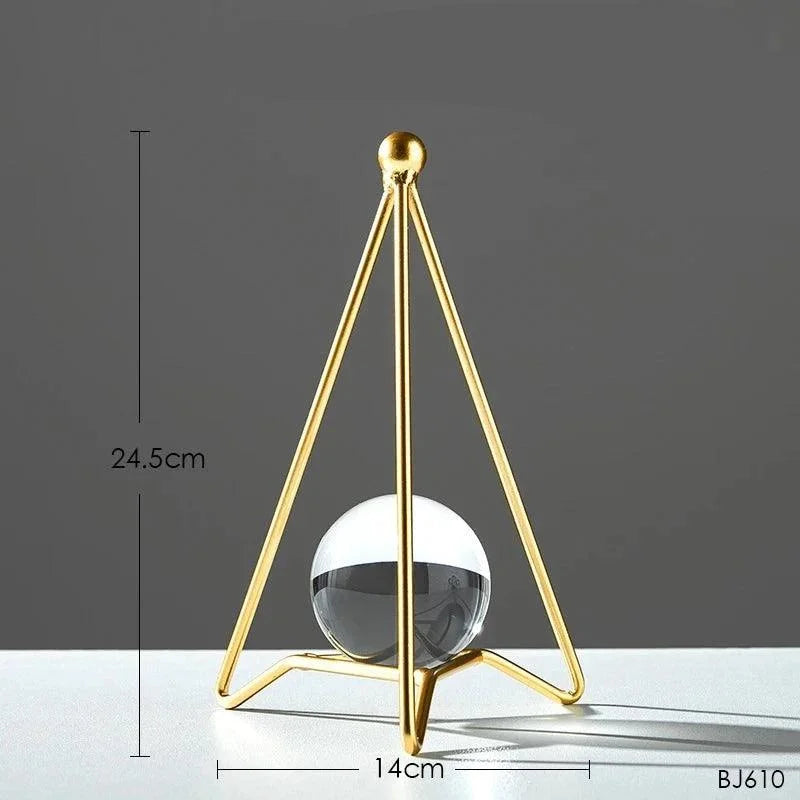 Escultura Decorativa em Cerâmica Estilo Nórdico para Decoração de Casa