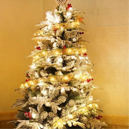 Fita LED Decorativa para Árvore de Natal com Iluminação Brilhante