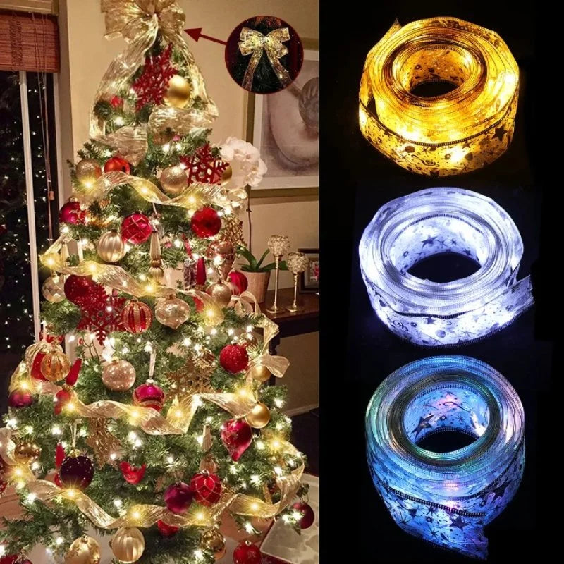 Fita LED Decorativa para Árvore de Natal com Iluminação Brilhante
