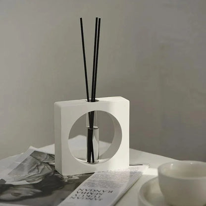 Frasco Difusor Geométrico de Resina para Óleos Essenciais - Aromaterapia