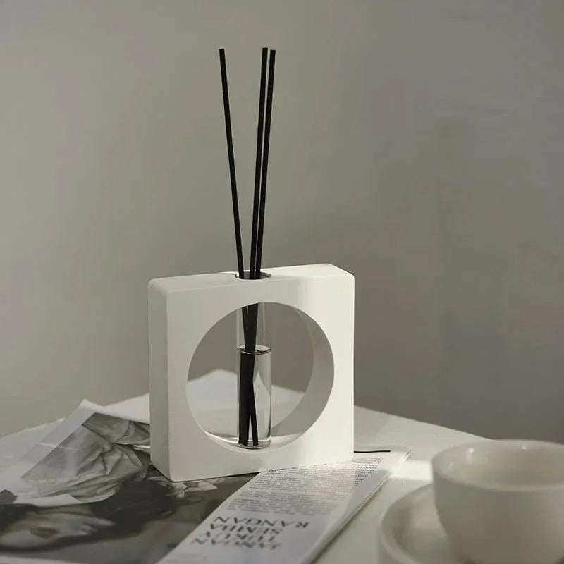 Frasco Difusor Geométrico de Resina para Óleos Essenciais - Aromaterapia