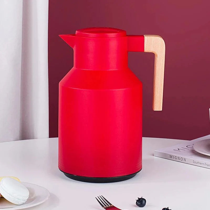 Garrafa Térmica Inox para Café e Chá com Forro de Vidro - Isolamento Térmico Eficiente