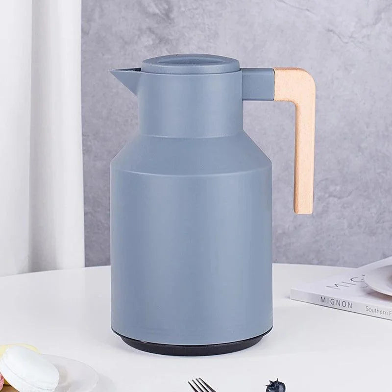 Garrafa Térmica Inox para Café e Chá com Forro de Vidro - Isolamento Térmico Eficiente