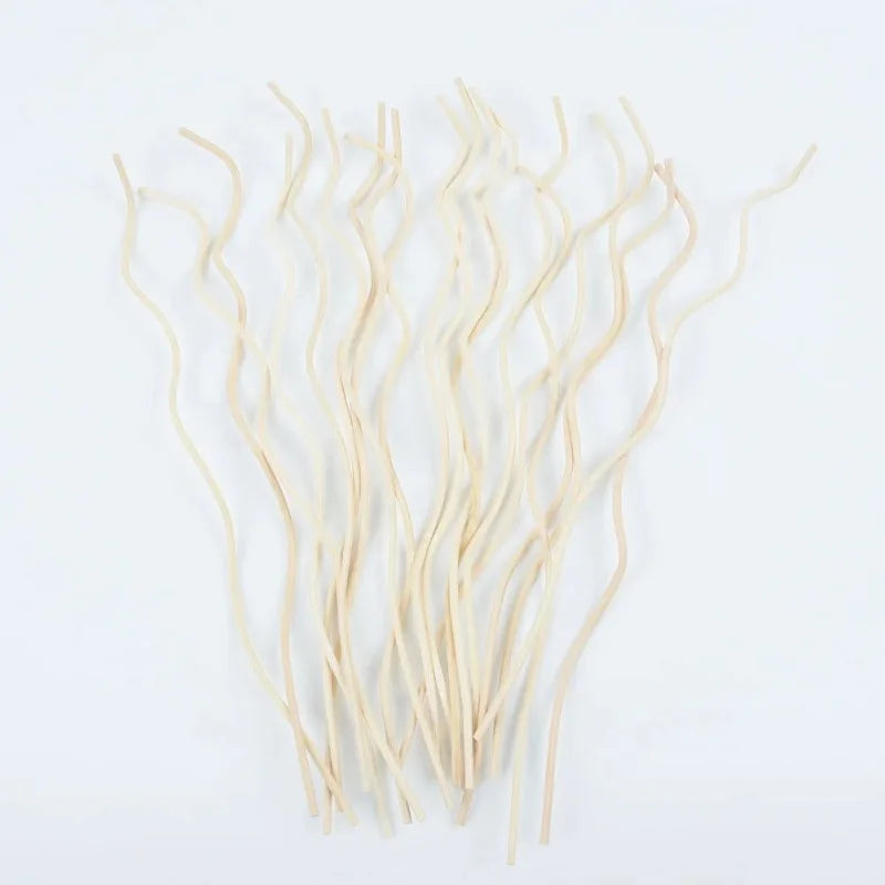 Kit de 20 Varetas de Rattan Onduladas para Difusores de Aromas
