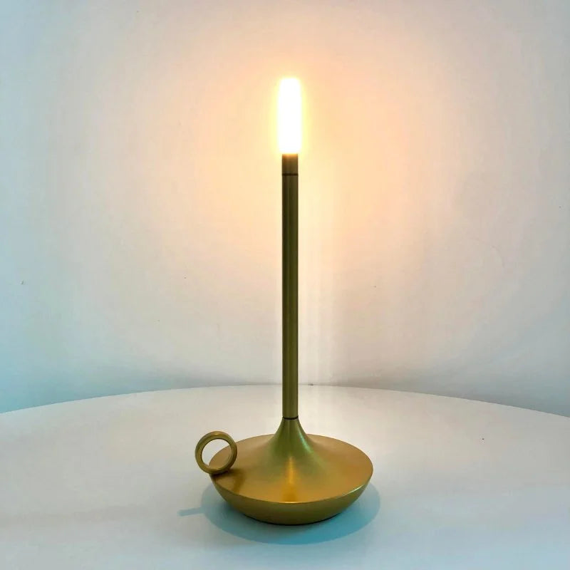 Luminária de Mesa LED Sem Fio Recarregável para Decoração Noturna