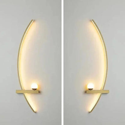Luminária de Parede LED Minimalista Moderna com Controle Remoto