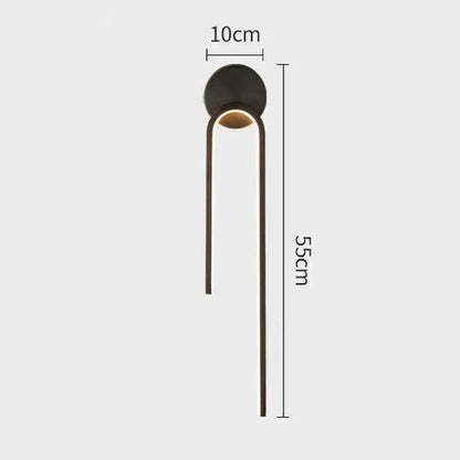 Luminária de Parede LED Moderna para Decoração e Iluminação