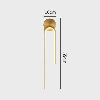 Luminária de Parede LED Moderna para Decoração e Iluminação