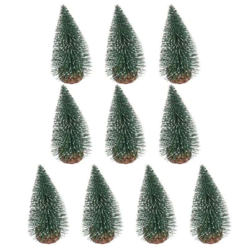 Mini Árvore de Natal Pinheiro Nevado para Decoração Festiva