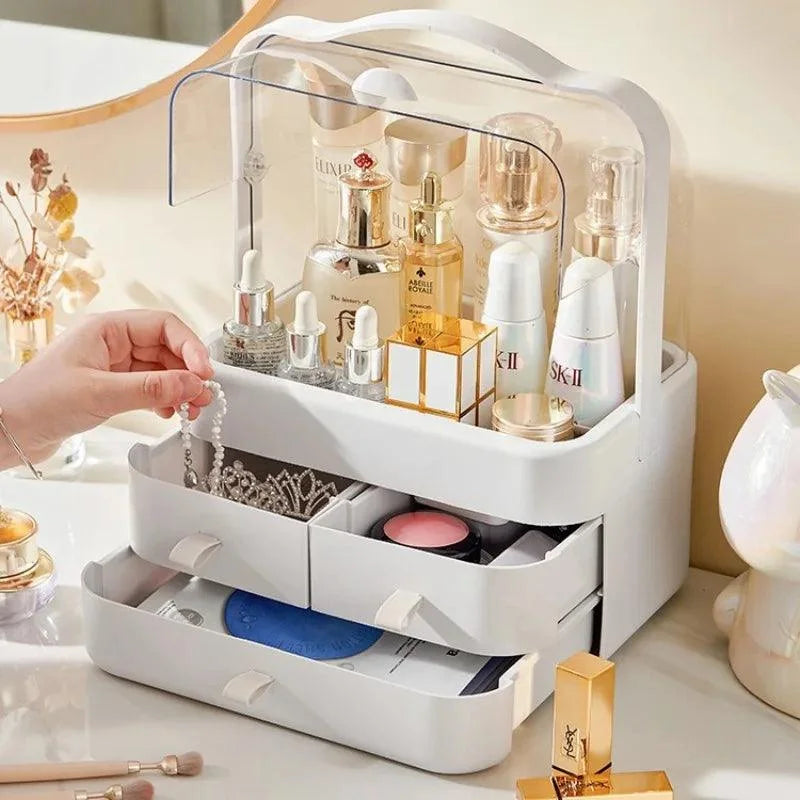 Organizador Impermeável Multicolor para Maquiagem e Joias - Ideal para Mesa
