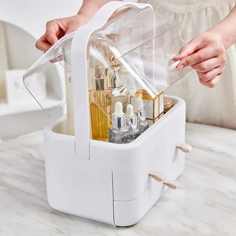 Organizador Impermeável Multicolor para Maquiagem e Joias - Ideal para Mesa