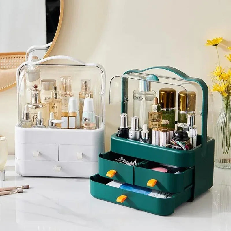 Organizador Impermeável Multicolor para Maquiagem e Joias - Ideal para Mesa