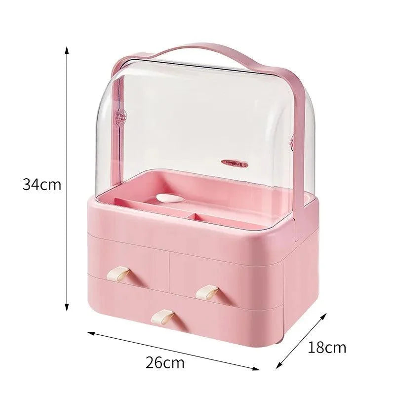 Organizador Impermeável Multicolor para Maquiagem e Joias - Ideal para Mesa