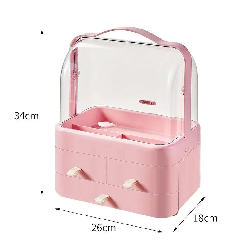 Organizador Impermeável Multicolor para Maquiagem e Joias - Ideal para Mesa