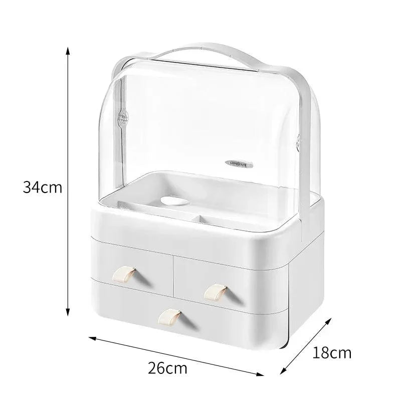 Organizador Impermeável Multicolor para Maquiagem e Joias - Ideal para Mesa