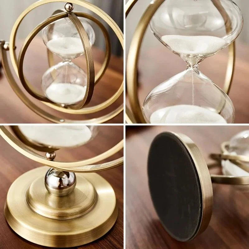 Relógio de Areia Estilo Nórdico para Decoração - Ampulheta Elegante