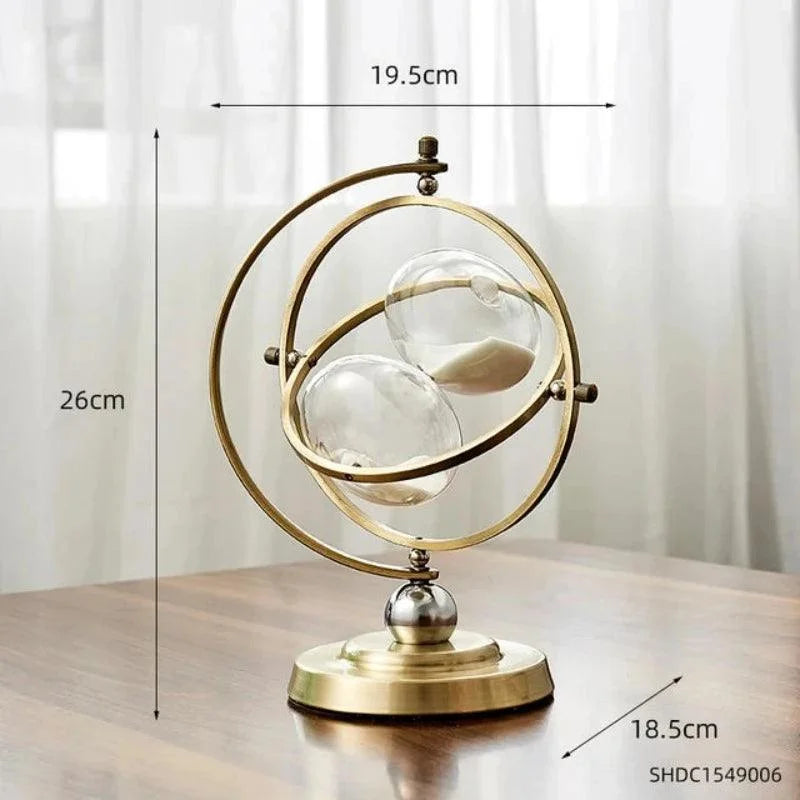 Relógio de Areia Estilo Nórdico para Decoração - Ampulheta Elegante