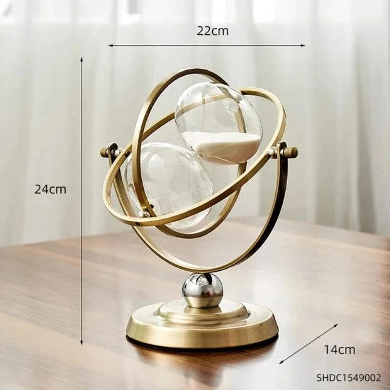 Relógio de Areia Estilo Nórdico para Decoração - Ampulheta Elegante
