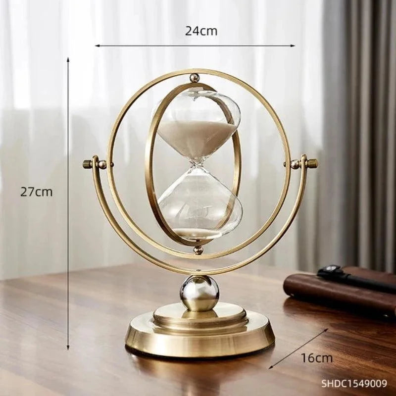 Relógio de Areia Estilo Nórdico para Decoração - Ampulheta Elegante