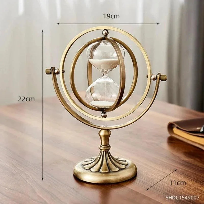 Relógio de Areia Estilo Nórdico para Decoração - Ampulheta Elegante