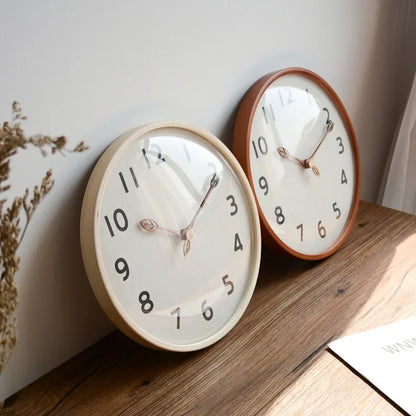 Relógio Nórdico de Madeira Ultra Silencioso - Design Elegante e Funcional