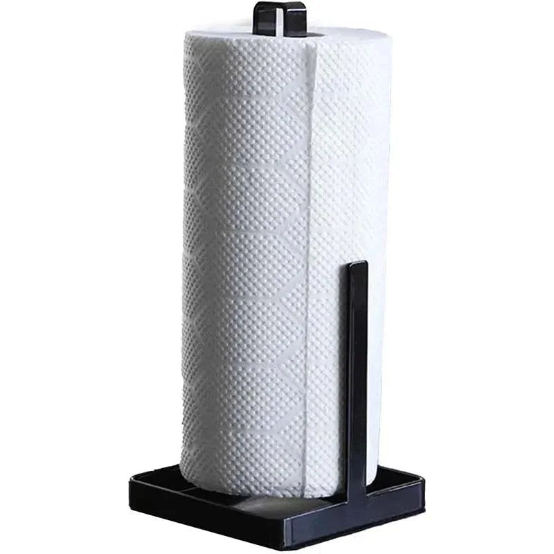 Suporte de Papel Toalha de Metal para Bancada e Cozinha - Acessório Prático e Moderno