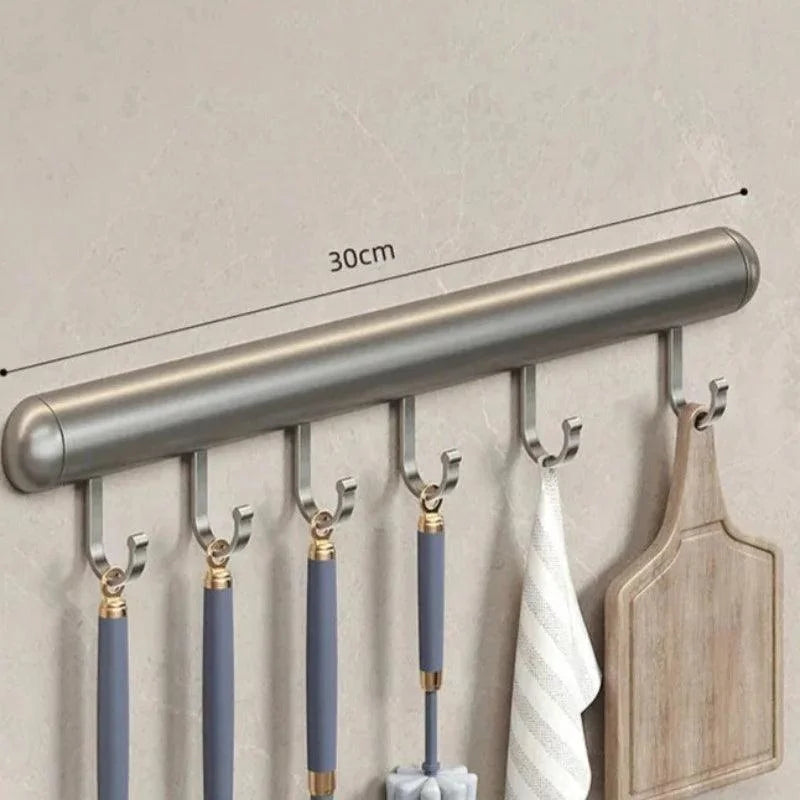 Suporte de Parede para Organização de Utensílios de Cozinha - Prático e Funcional