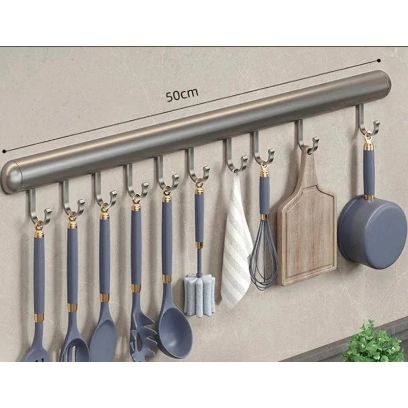 Suporte de Parede para Organização de Utensílios de Cozinha - Prático e Funcional
