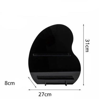 Suporte Organizador de Mesa em Acrílico com Dupla Camada - Ideal para Escritório e Estudo