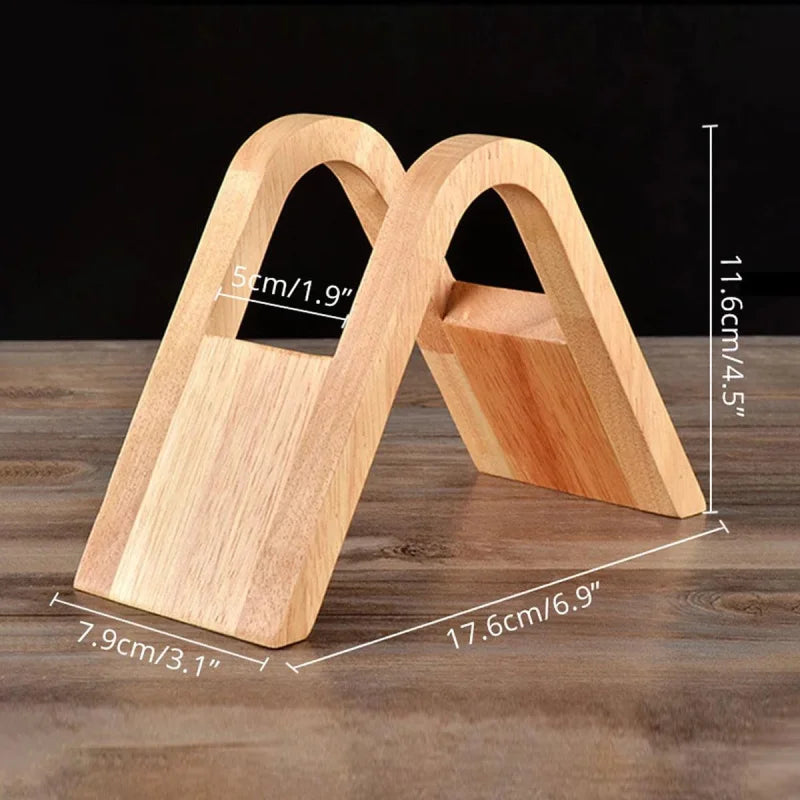 Suporte Vertical para Filtro de Café em Bambu Maciço