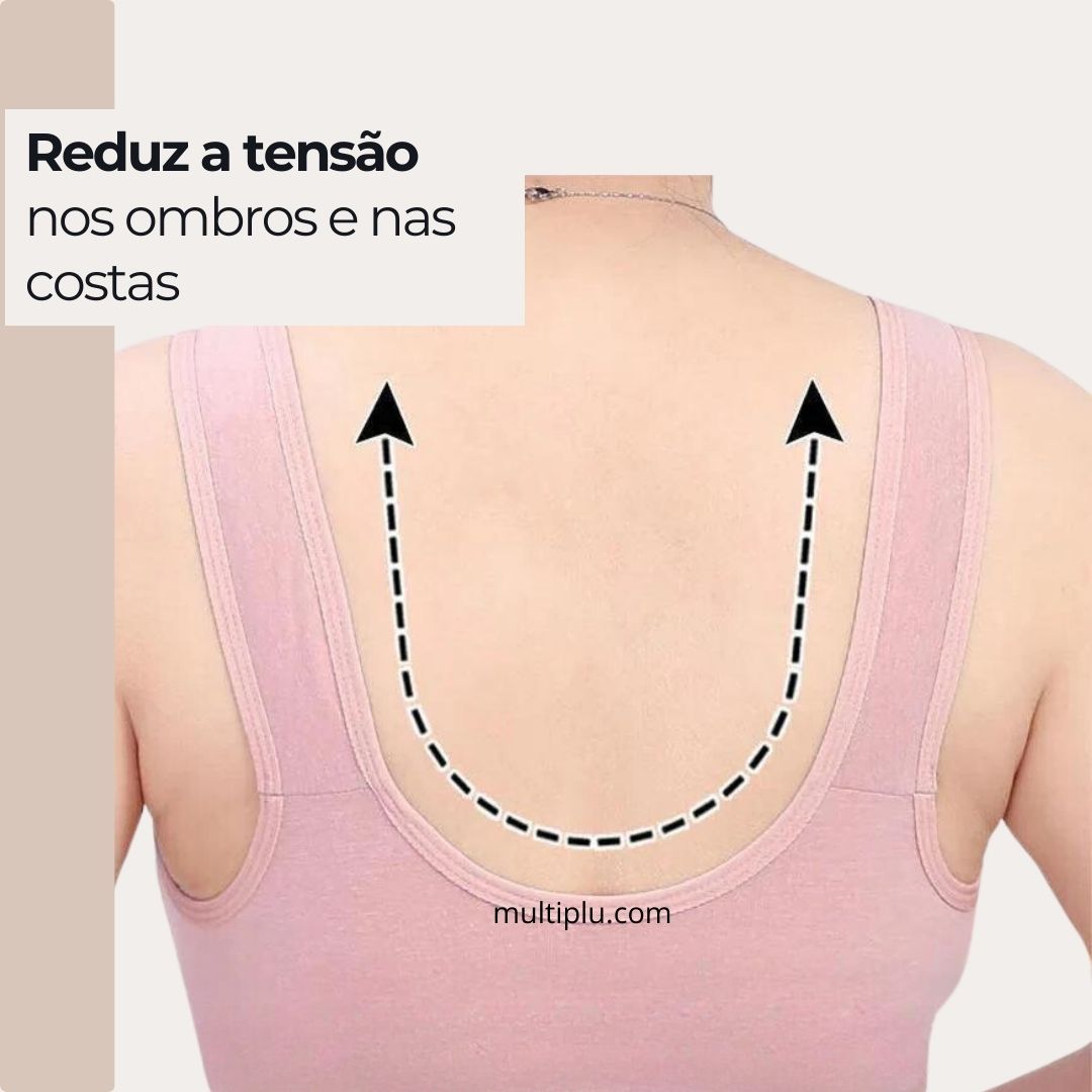 INTIMI - Novo Sutiã de Algodão Respirável com Fechamento Frontal [COMPRE 1 LEVE 2]