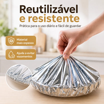 Capa Térmica de Alumínio para Alimentos com Elástico