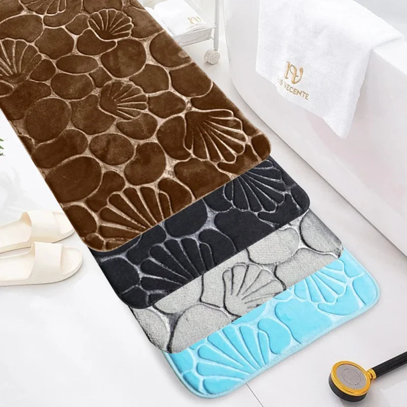 Tapete de Banheiro Super Absorvente Antiderrapante com Secagem Rápida