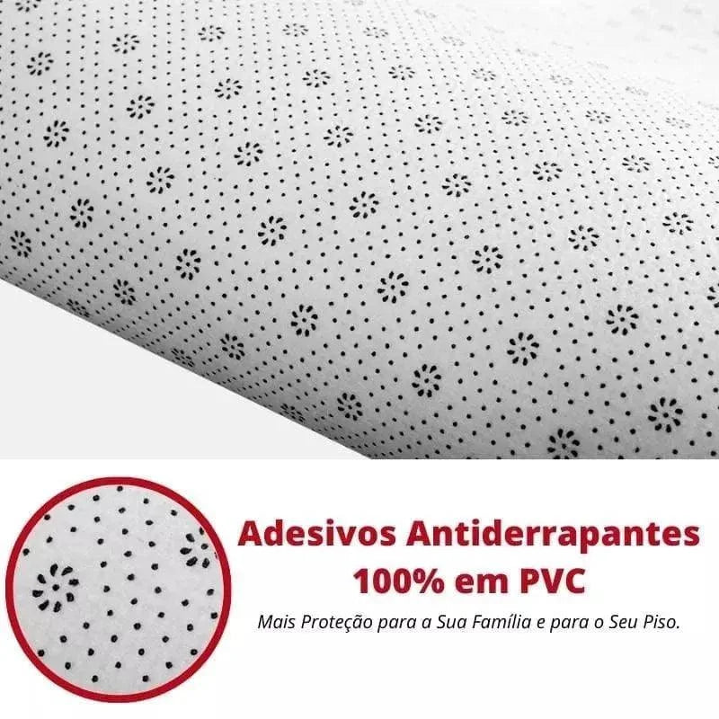 Tapete Infantil Redondo Antiderrapante em Forma de Flor para Quarto