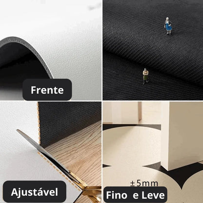 Tapete Minimalista Impermeável Antiderrapante para Cozinha - Ideal para Ambientes Úmidos