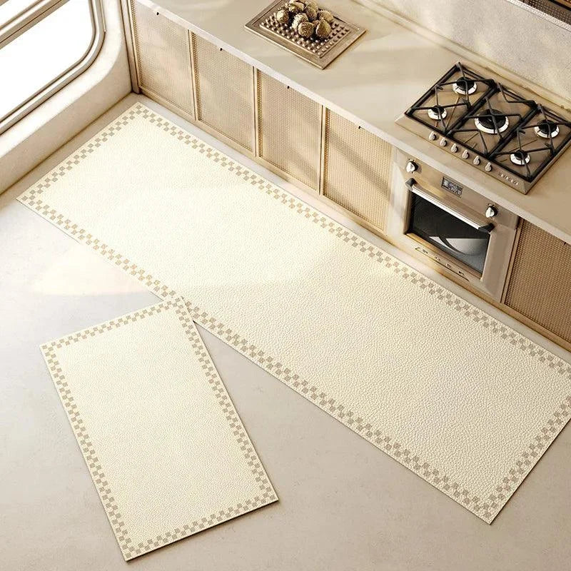 Tapete Minimalista Impermeável Antiderrapante para Cozinha - Ideal para Ambientes Úmidos