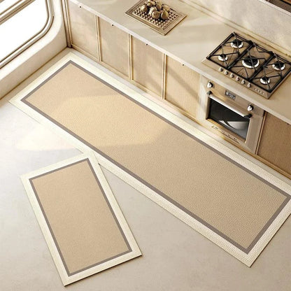 Tapete Minimalista Impermeável Antiderrapante para Cozinha - Ideal para Ambientes Úmidos