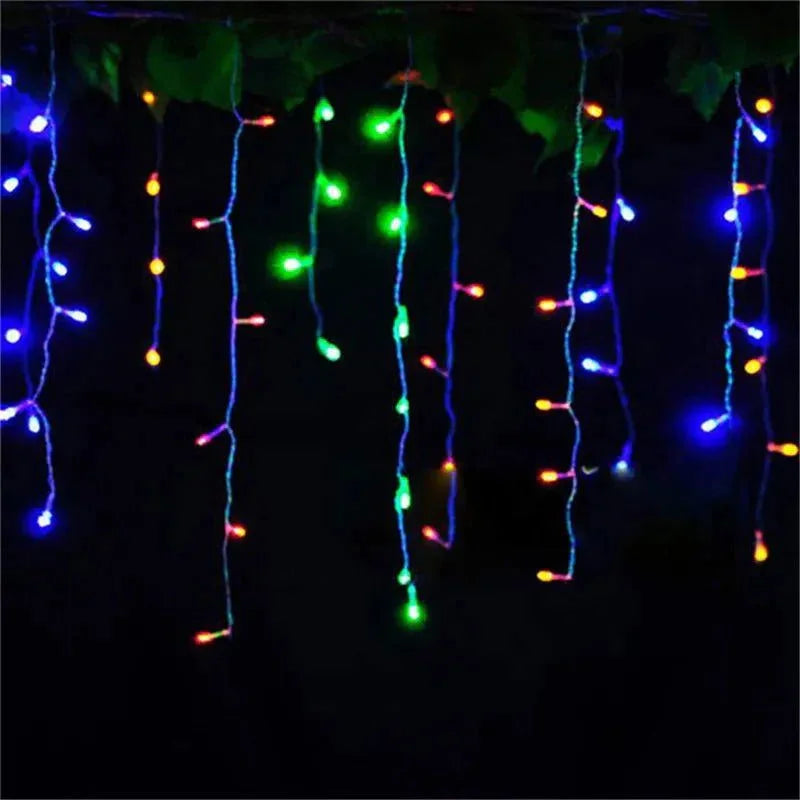 Varal de Luzes de Natal Brilhante 5 Metros para Decoração Festiva