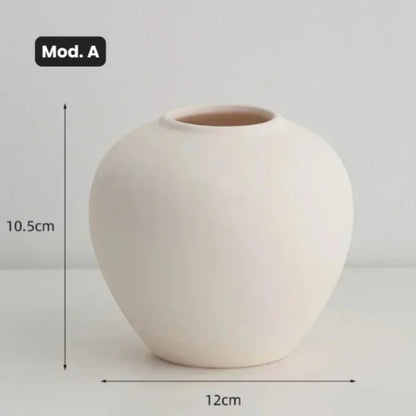 Vaso de Cerâmica para Arranjos Florais - Design Moderno e Elegante