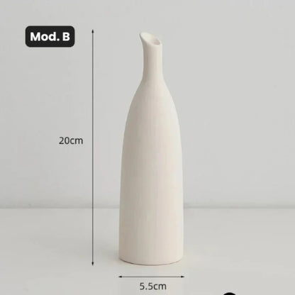 Vaso de Cerâmica para Arranjos Florais - Design Moderno e Elegante