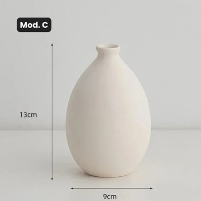 Vaso de Cerâmica para Arranjos Florais - Design Moderno e Elegante